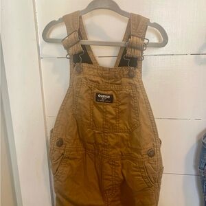 OshKosh B'gosh Tan Kids Overalls